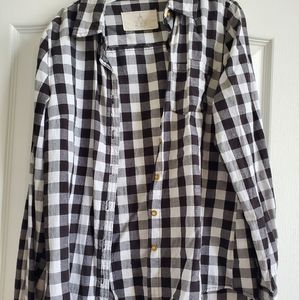 6 (US) Checkered Button Down Shirt